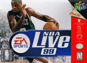 NBA Live 99 (USA) (En,Fr,De,Es,It) box cover front